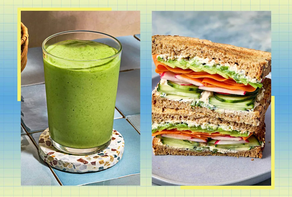 High-Protein Vegan Recipes Optimal Nutrition Edamame and avocado smoothie