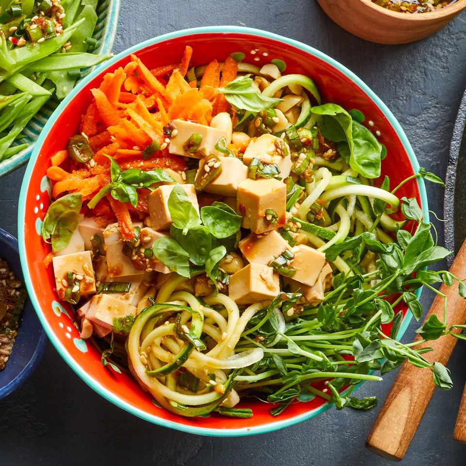 Healthy vegan eating
