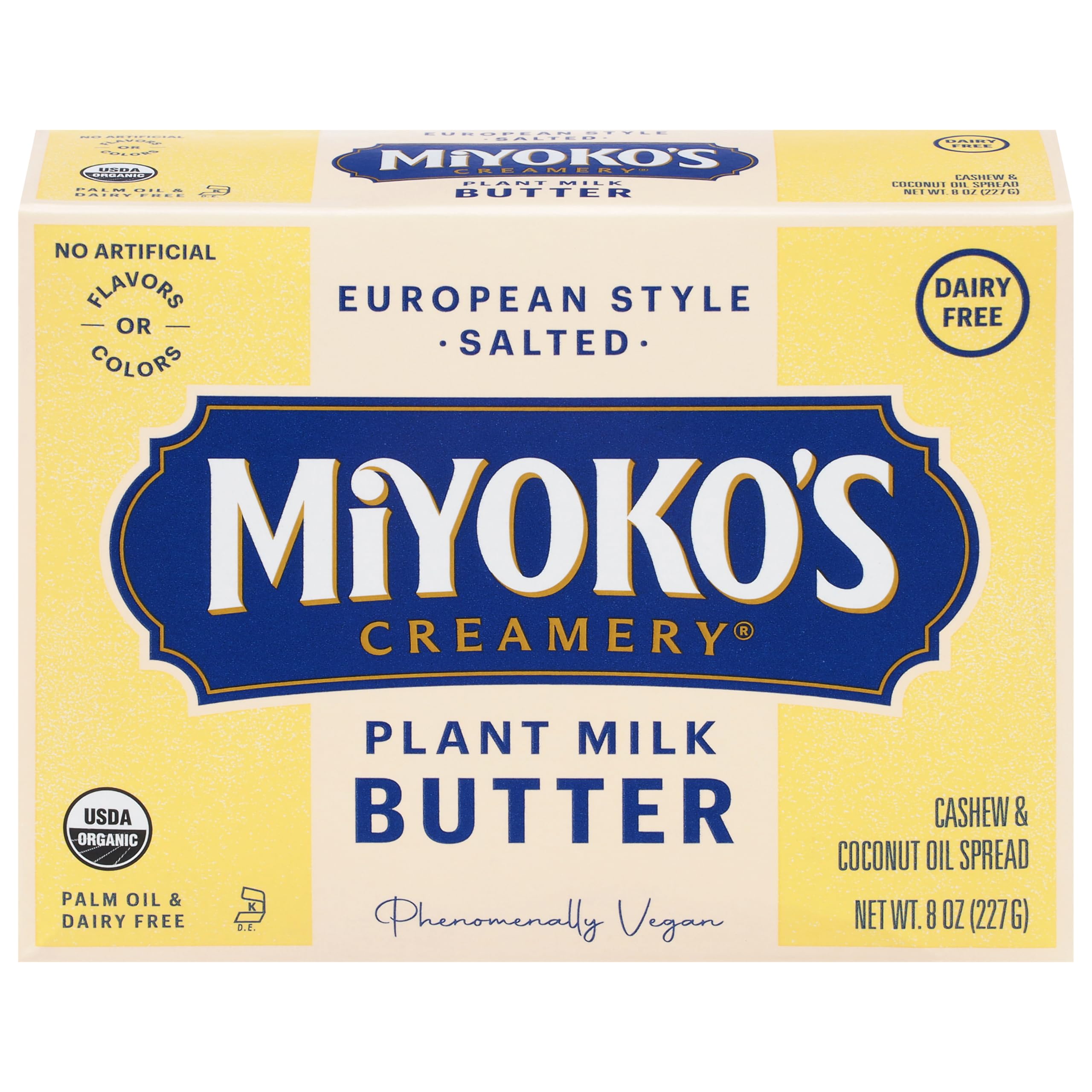 Miyoko’s Creamery European Cultured Vegan Butter