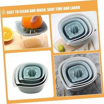 Citrus Juicer and Massage Bowl Set