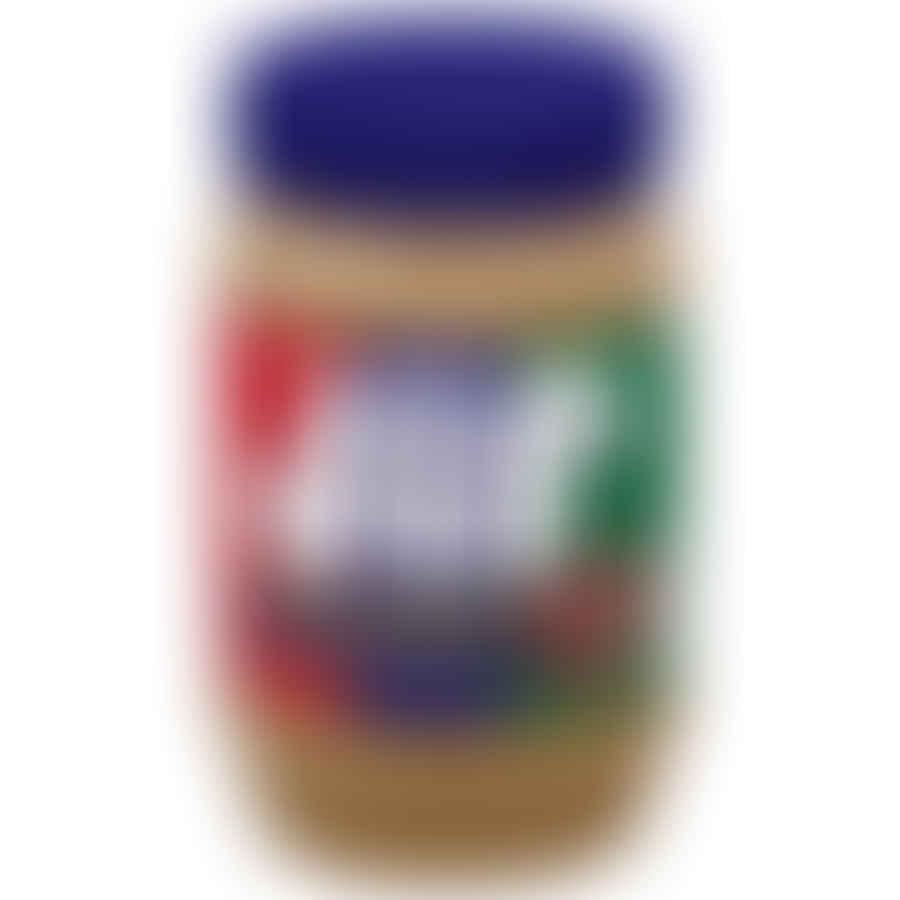 Peanut butter jar label highlighting monoglycerides