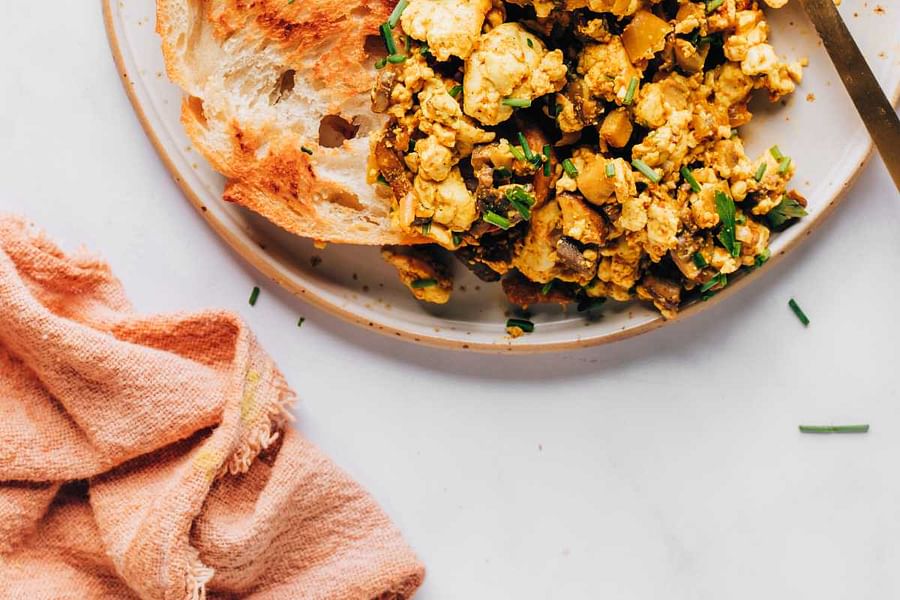 Silken Tofu scramble