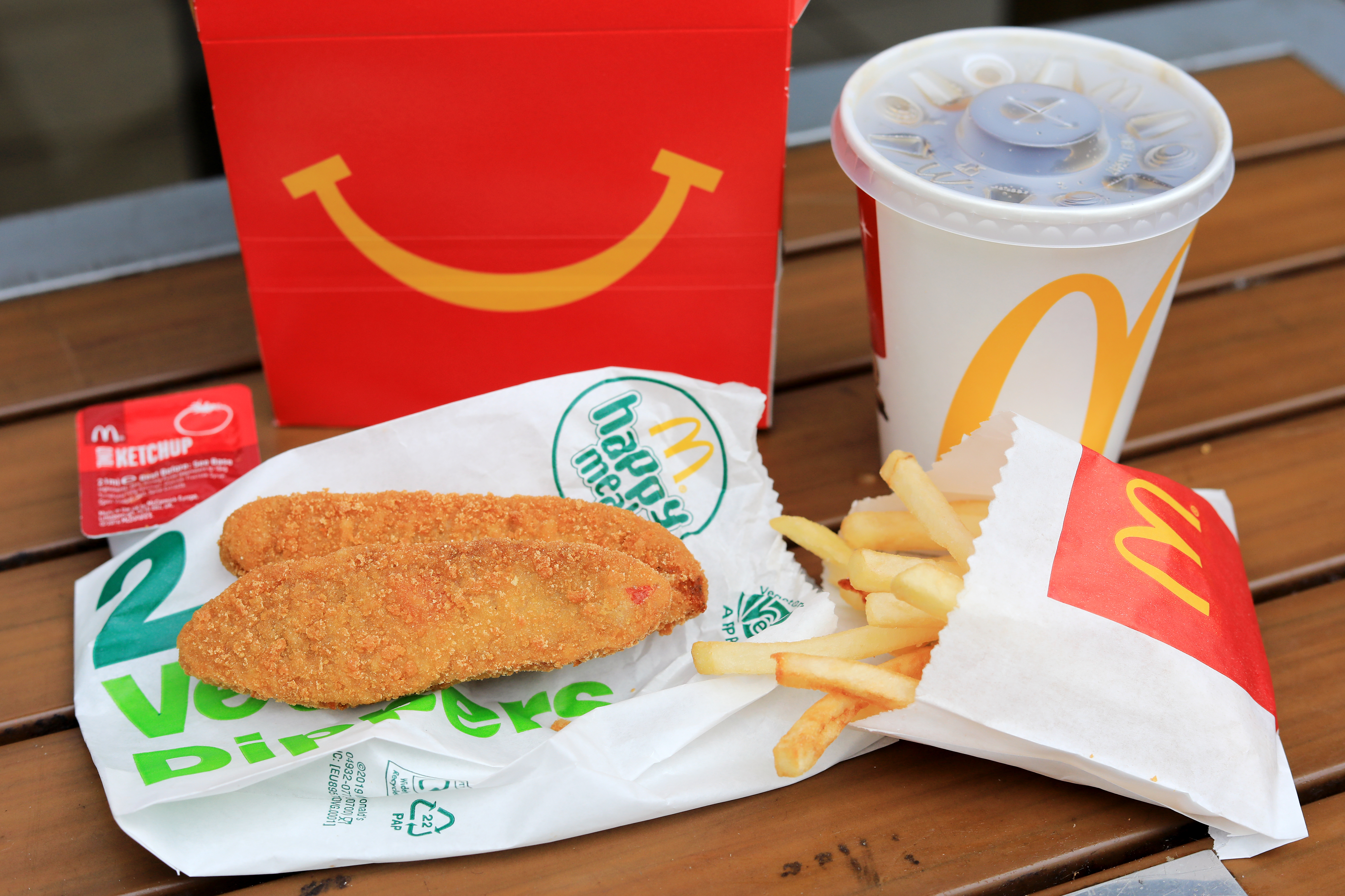 McDonald's Vegetable Deluxe UK
