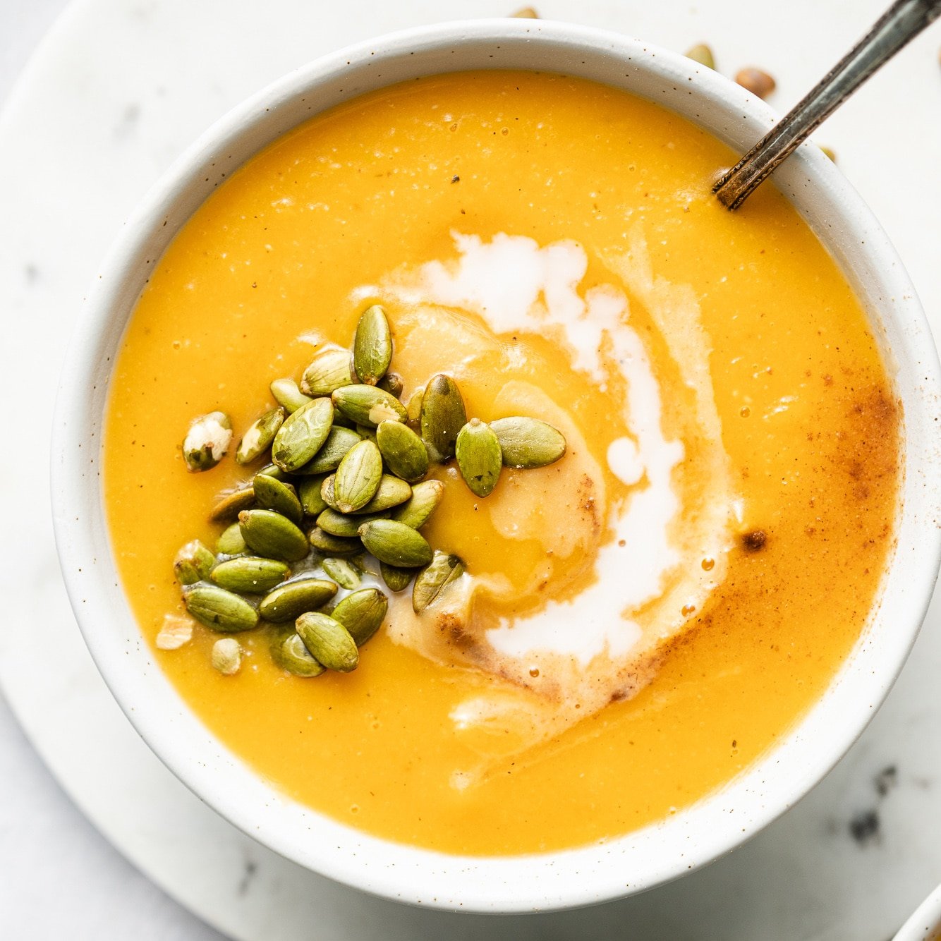 Vegan butternut squash soup