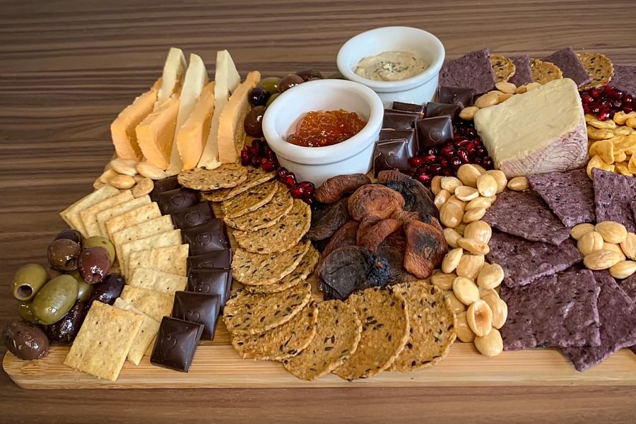 vegan cheese platter