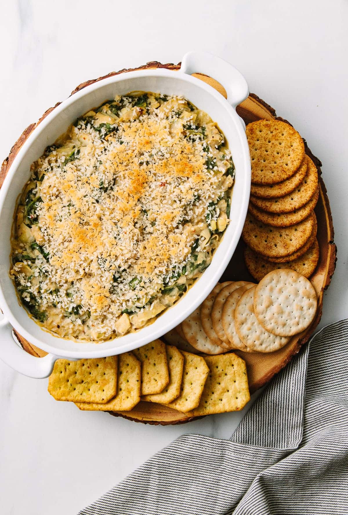 vegan spinach artichoke dip