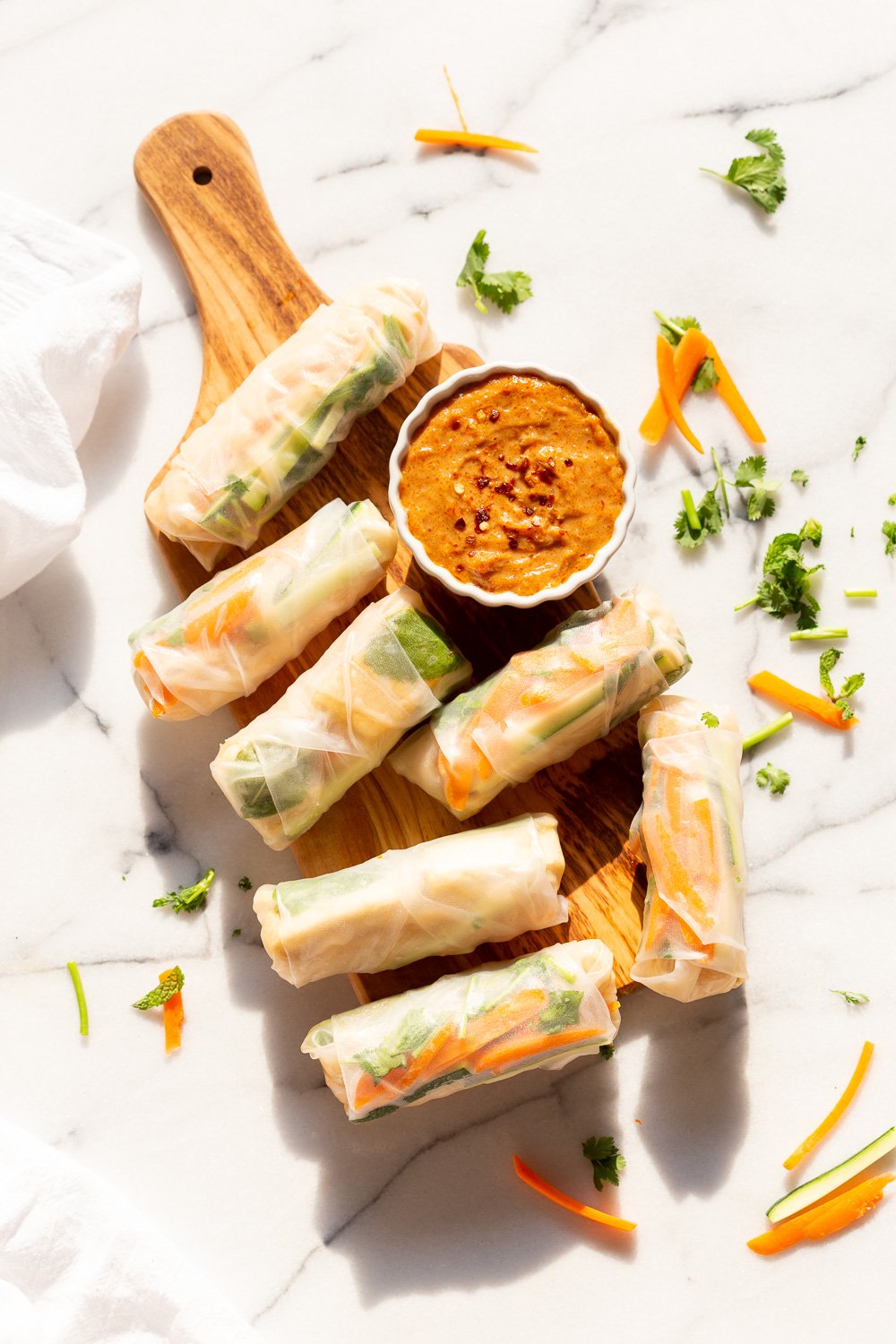 vegan spring rolls