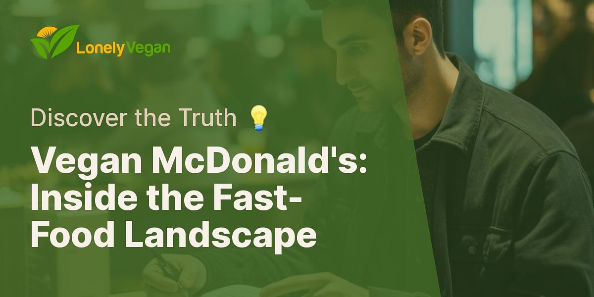 Navigating the Fast-food Landscape: The Truth About Vegan McDonald's 