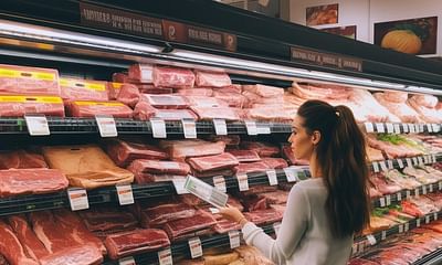 How can vegans navigate the meat aisle in grocery stores without feeling disgusted?