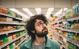 How do vegans and vegetarians feel when shopping in a non-vegan-friendly grocery store?