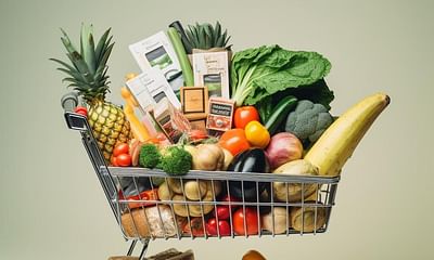 How much do vegans/vegetarians typically spend on groceries per month?