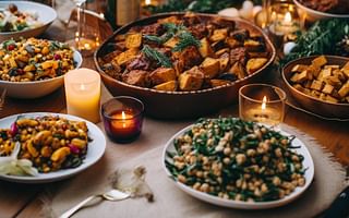 What are some vegan alternatives for traditional holiday dishes?
